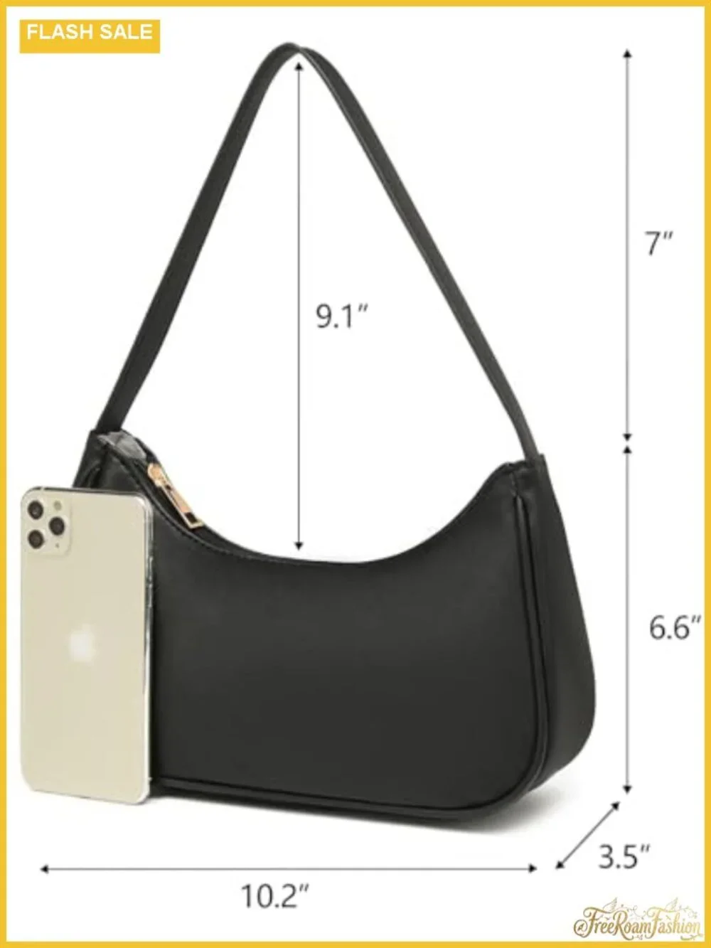 Women's Vegan Leather Hobo Sling Tote Bag Retro Clutch with Zipper